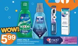 Brunet CREST, ORAL-B Produits dentaires sélectionnés offer