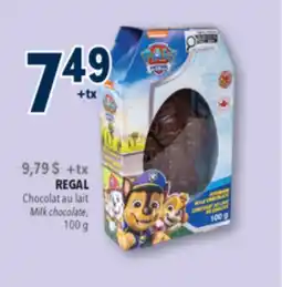 Familiprix REGAL Milk chocolate, 100g offer
