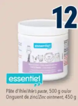 Familiprix Ihle's paste, 500g or Zinc ointment, 450g offer