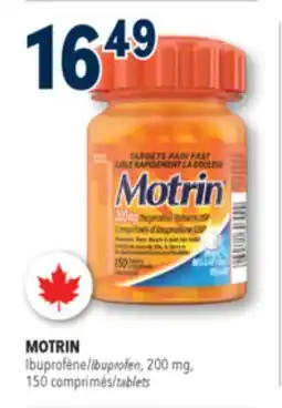 Familiprix MOTRIN, Ibuprofen, 200 mg, 150 tablets offer