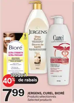 Brunet JERGENS, CUREL, BIORÉ Produits sélectionnés offer