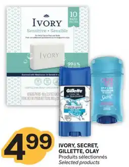 Brunet IVORY, SECRET, GILLETTE, OLAY Produits sélectionnés offer