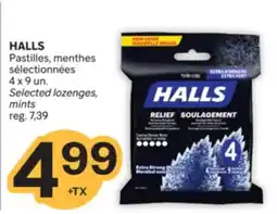 Brunet HALLS Pastilles, menthes sélectionnées offer