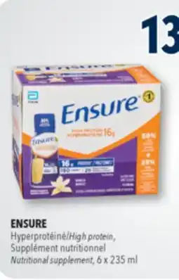 Familiprix ENSURE, High protein, Nutritional supplement offer