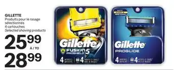 Brunet GILLETTE Produits pour le rasage sélectionnés offer