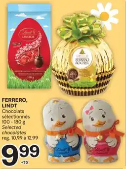 Brunet FERRERO, LINDT Chocolats sélectionnés offer