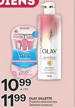 Brunet OLAY, GILLETTE Produits sélectionnés offer