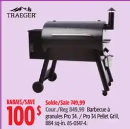 Canadian Tire Traeger Pro 34 Pellet Grill offer