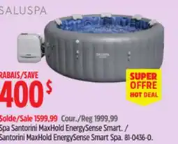 Canadian Tire SALU SPA Santorini MaxHold EnergySense Smart Spa offer