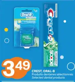 Brunet CREST, ORAL-B Produits dentaires sélectionnés offer