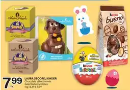 Brunet LAURA SECORD, KINDER Chocolats sélectionnés offer