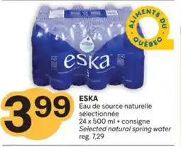Brunet ESKA Eau de source naturelle sélectionnée offer