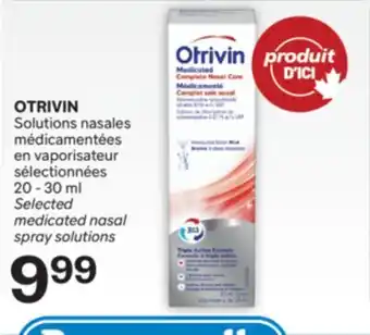 Brunet OTRIVIN Solutions nasales médicamentées en vaporisateur sélectionnées offer