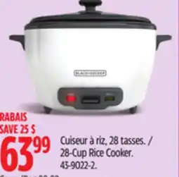 Canadian Tire 28-Cup Rice Cooker offer