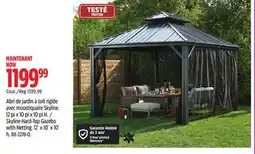 Canadian Tire Skyline Hard-Top Gazebo with Netting offer