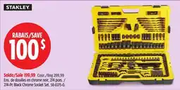 Canadian Tire Stanley 274-Pc Black Chrome Socket Set offer