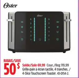 Canadian Tire Oster 4-Slice Touchscreen Toaster offer