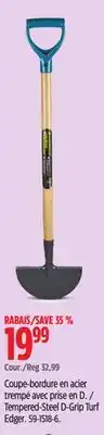 Canadian Tire Tempered-Steel D-Grip Turf Edger offer