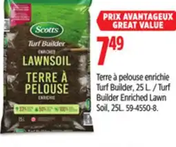 Canadian Tire Scotts Turf Builder Enriched Lawn Soil offer
