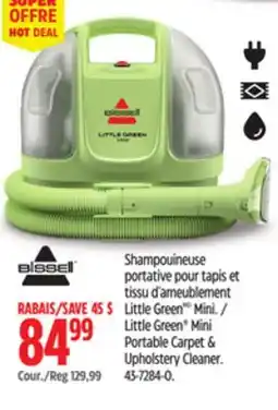 Canadian Tire BISSELL Little Green Mini Portable Carpet & Upholstery Cleaner offer