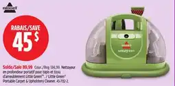 Canadian Tire BISSELL Little Green Portable Carpet & Upholstery Cleaner offer