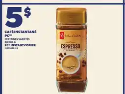 Provigo CAFÉ INSTANTANÉ PC, 80/100G | PC INSTANT COFFEE offer
