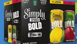 IGA SIMPLY SPIKED BOLD ALCOHOLIC MALT BEVERAGE offer
