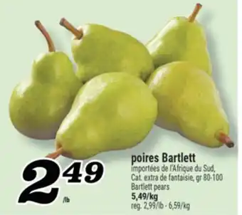 Marché Richelieu Poires Bartlett | Bartlett pears offer