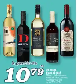 Marché Richelieu VIN ROUGE, BLANC OU ROSÉ | RED, WHITE OR ROSÉ WINE offer
