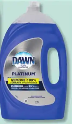 IGA DAWN ULTRA PLATINUM LIQUID LAUNDRY DETERGENT offer