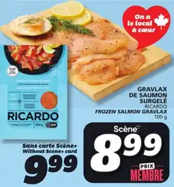 IGA RICARDO FROZEN SALMON GRAVLAX offer