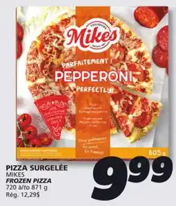 IGA MIKES FROZEN PIZZA offer