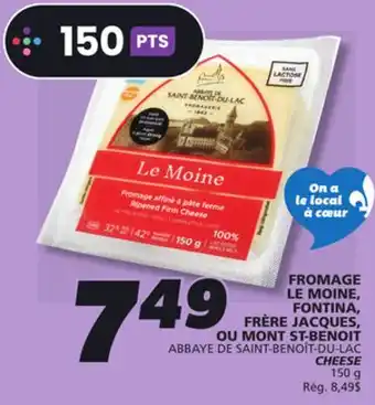 IGA ABBAYE DE SAINT-BENOÎT-DU-LAC CHEESE offer