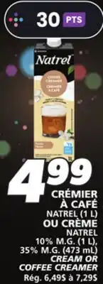 IGA NATREL CREAM OR COFFEE CREAMER offer