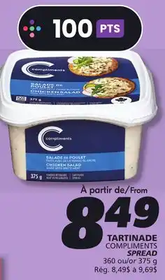 IGA COMPLIMENTS SPREAD offer