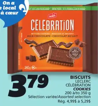 IGA LECLERC CÉLÉBRATION COOKIES offer