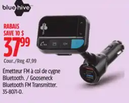Canadian Tire Bluehive Gooseneck Bluetooth FM Transmitter offer