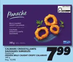 IGA PANACHE FROZEN WILD CAUGHT CRISPY CALAMARI offer