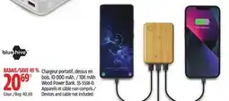 Canadian Tire BLUE HIVE 10K mAh Wood Power Bank offer