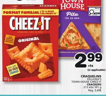 Marches Tradition KELLOGG'S TOWN HOUSE CHEEZ-IT CRACKERS offer