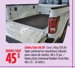 Canadian Tire Heavy-Duty Universal Rubber Truck Mat offer