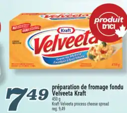 Marché Richelieu Préparation de fromage fondu Velveeta Kraft | Kraft Velveeta process cheese spread offer