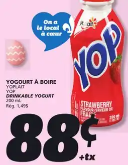 IGA YOPLAIT YOP DRINKABLE YOGURT offer