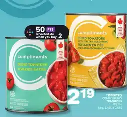 Marches Tradition COMPLIMENTS TOMATOES offer