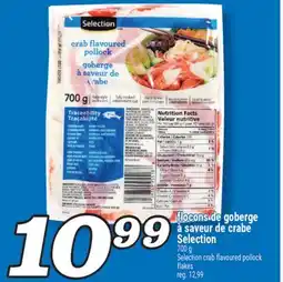 Marché Richelieu FLOCONS DE GOBERGE À SAVEUR DE CRABE SELECTION | SELECTION CRAB FLAVOURED POLLOCK FLAKES offer