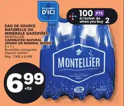 Marches Tradition MONTELLIER CARONATED NATURAL SPRING OR MINERAL WATER offer