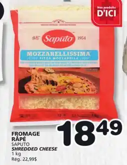 Marches Tradition SAPUTO SHREDDED CHEESE offer