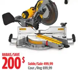 Canadian Tire 12˝ Dual-Bevel Mitre Saw. Model DWS779 offer