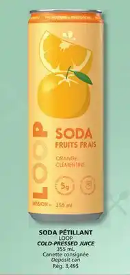 IGA LOOP COLD-PRESSED JUICE offer