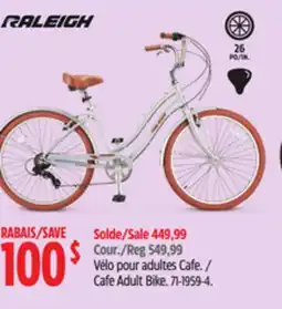 Canadian Tire RALEIGH Cafe Adult Bike offer